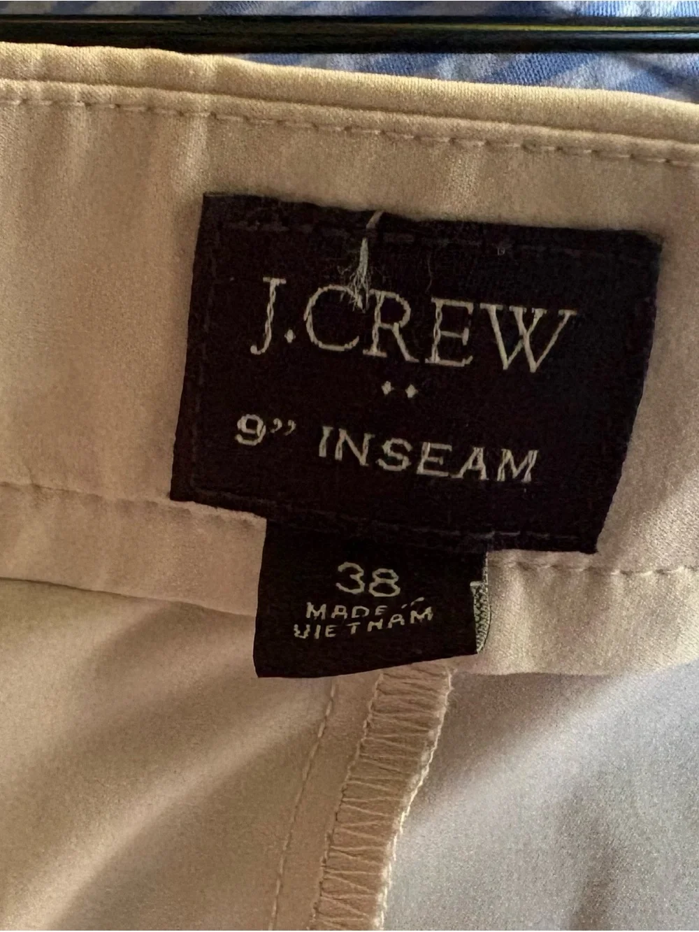 J. Crew 9” Tech Shorts. Size 38